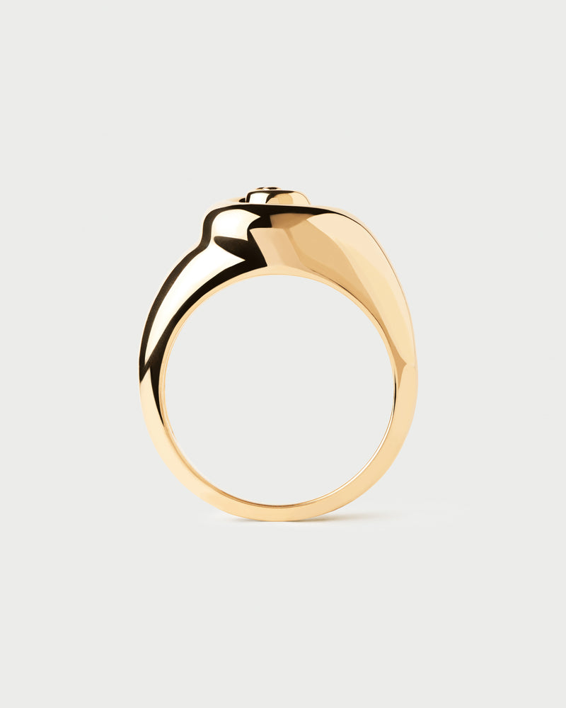 PDPAOLA Shell Ring - Gold | Mocha Australia