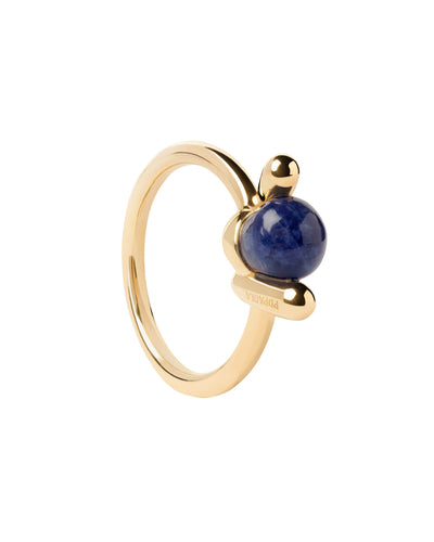 PDPAOLA Sodalite Nexus Ring - Gold | Mocha Australia