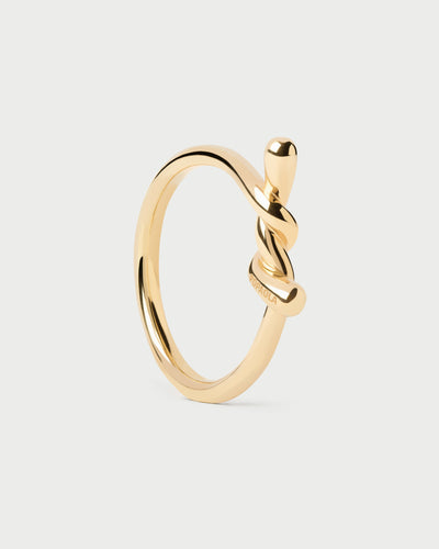 PDPAOLA Twist Ring - Gold | Mocha Australia