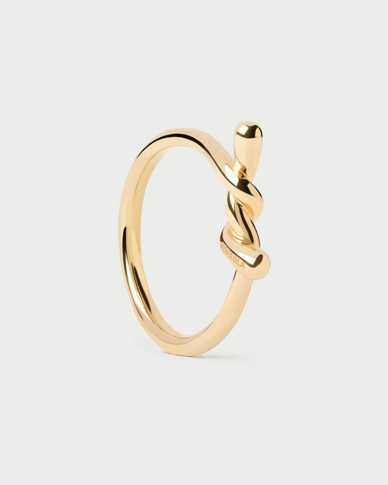 PDPAOLA Twist Ring - Gold | Mocha Australia