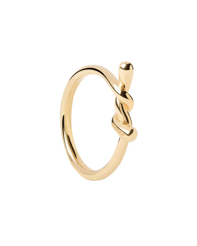 PDPAOLA Twist Ring - Gold | Mocha Australia