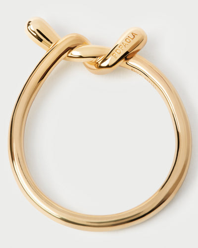 PDPAOLA Twist Ring - Gold | Mocha Australia