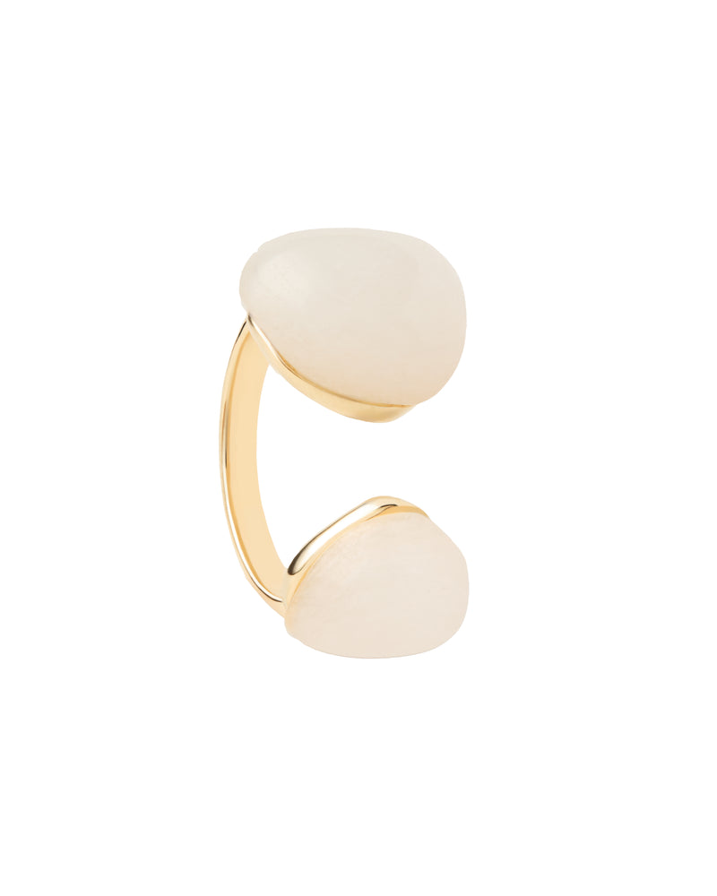 PDPAOLA Quartz Gravity Ring - Gold