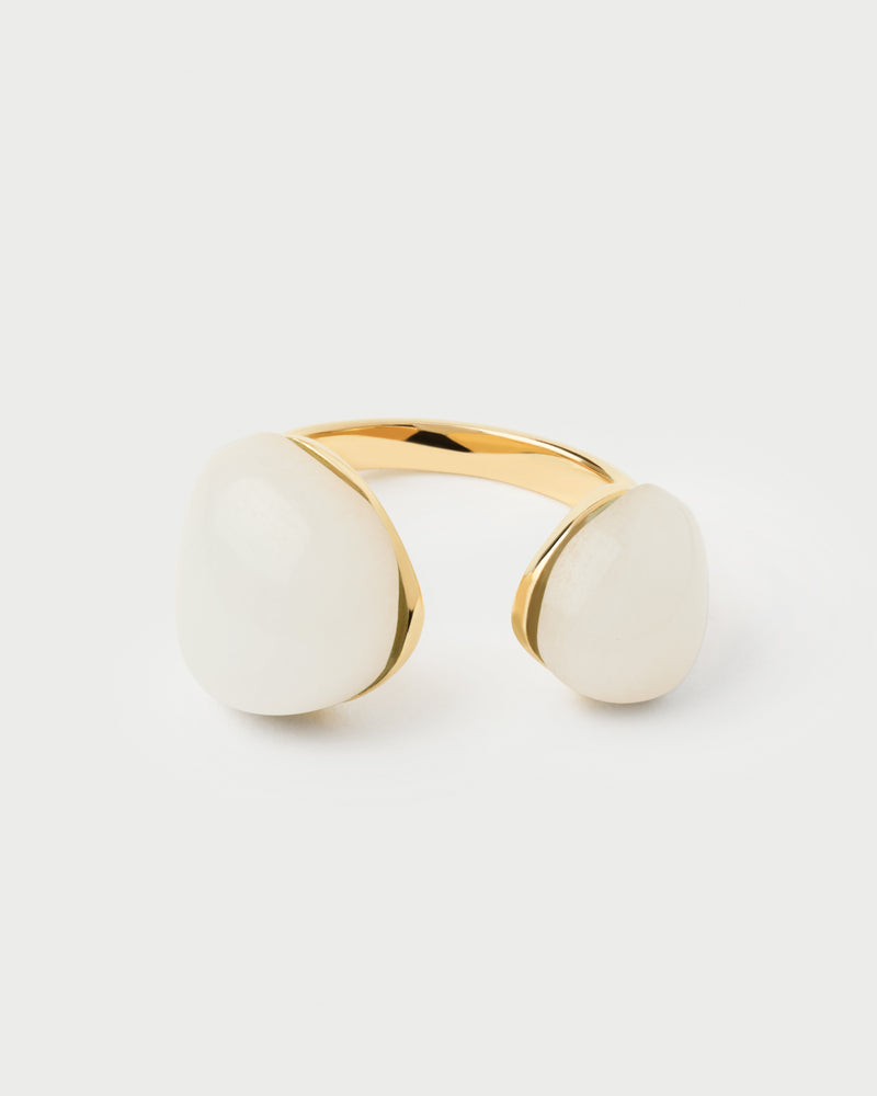 PDPAOLA Quartz Gravity Ring - Gold