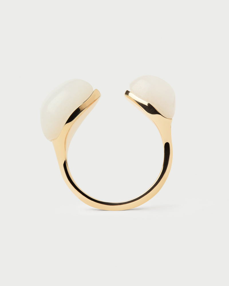 PDPAOLA Quartz Gravity Ring - Gold