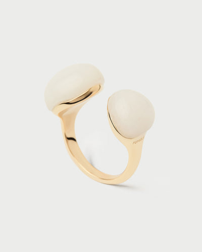 PDPAOLA Quartz Gravity Ring - Gold