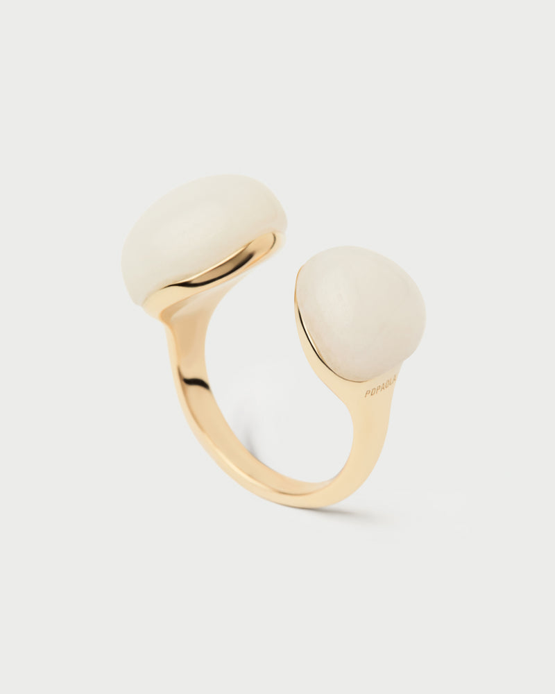 PDPAOLA Quartz Gravity Ring - Gold