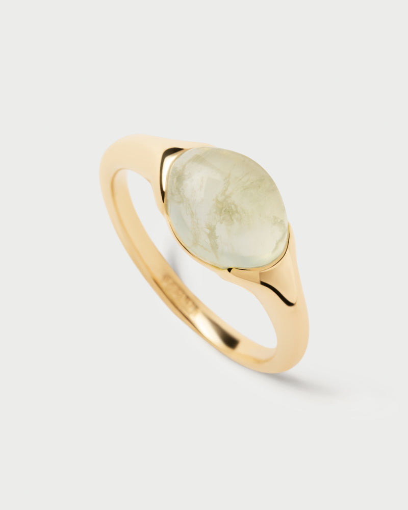 PDPAOLA Prehnite Bay Ring - Gold