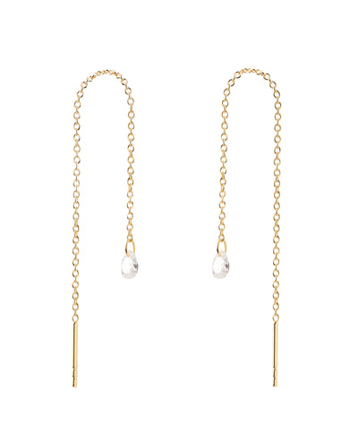 PDPAOLA Waterfall Drop Earrings | Mocha Australia