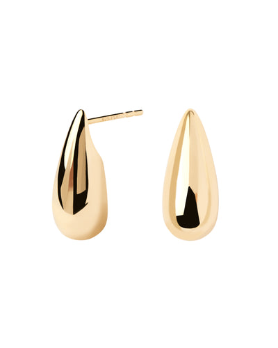 PDPAULA Large Sugar Earrings - Gold | Mocha Australia