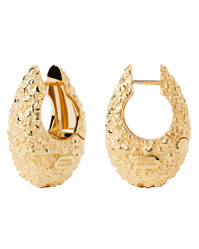 PDPAOLA Marina Hoops - Gold | Mocha Australia