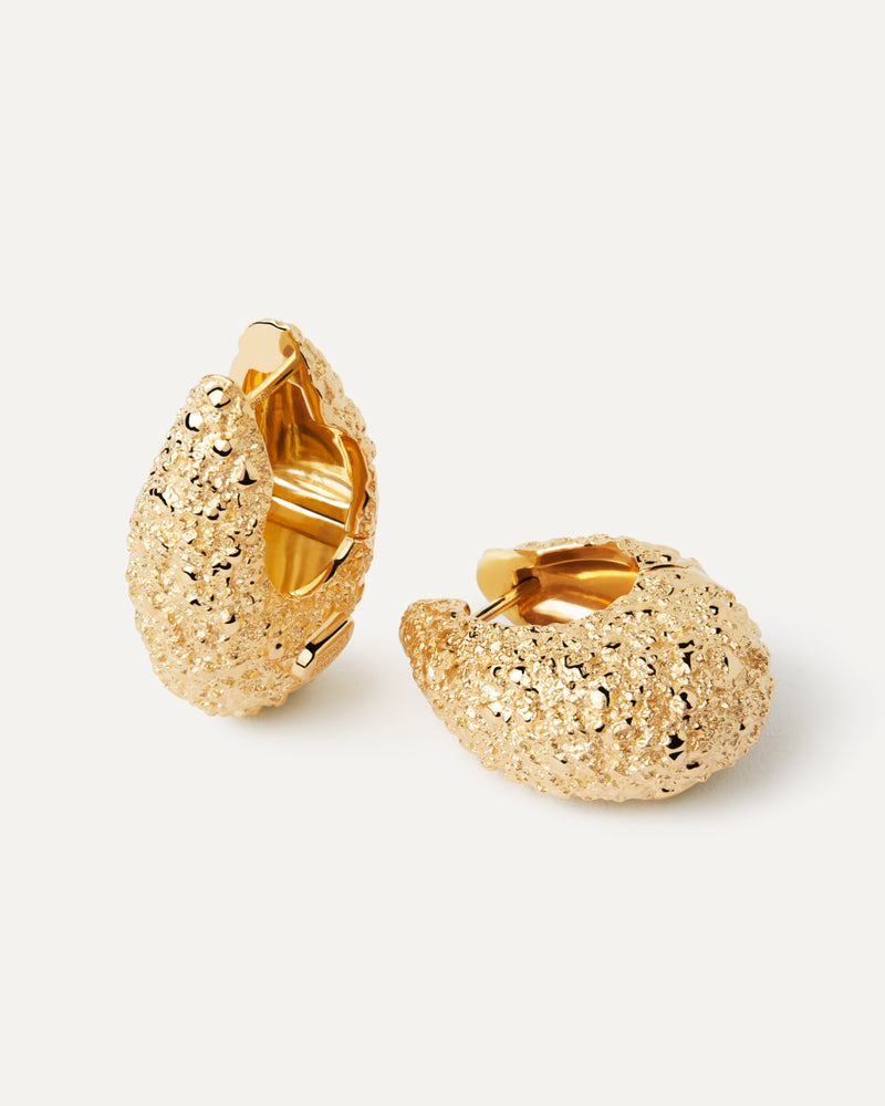 PDPAOLA Marina Hoops - Gold | Mocha Australia
