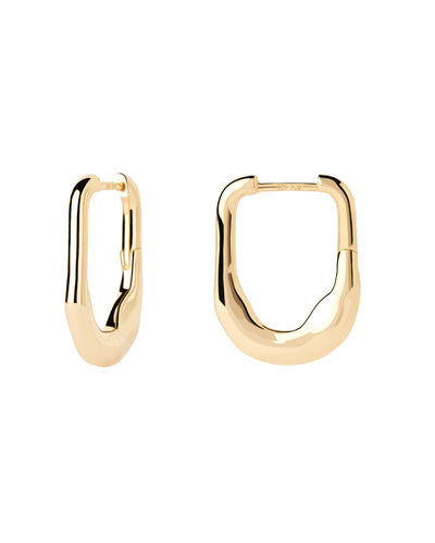 PDPAOLA Magma Hoop Earrings - Gold | Mocha Australia