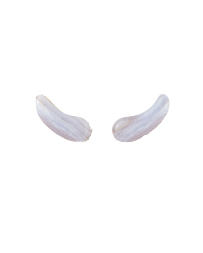 PDPAOLA Blue Lace Agate Aqua Earrings | Mocha Australia