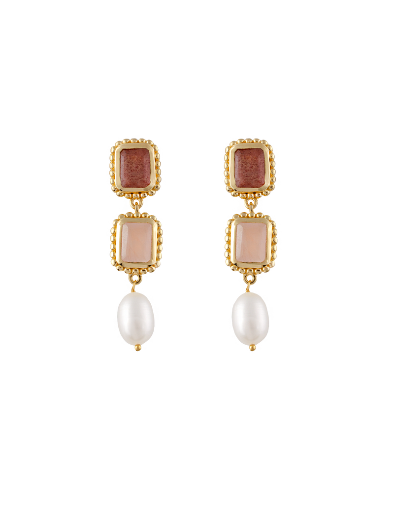 Bianc Maricar Earrings - Gold | Mocha Australia