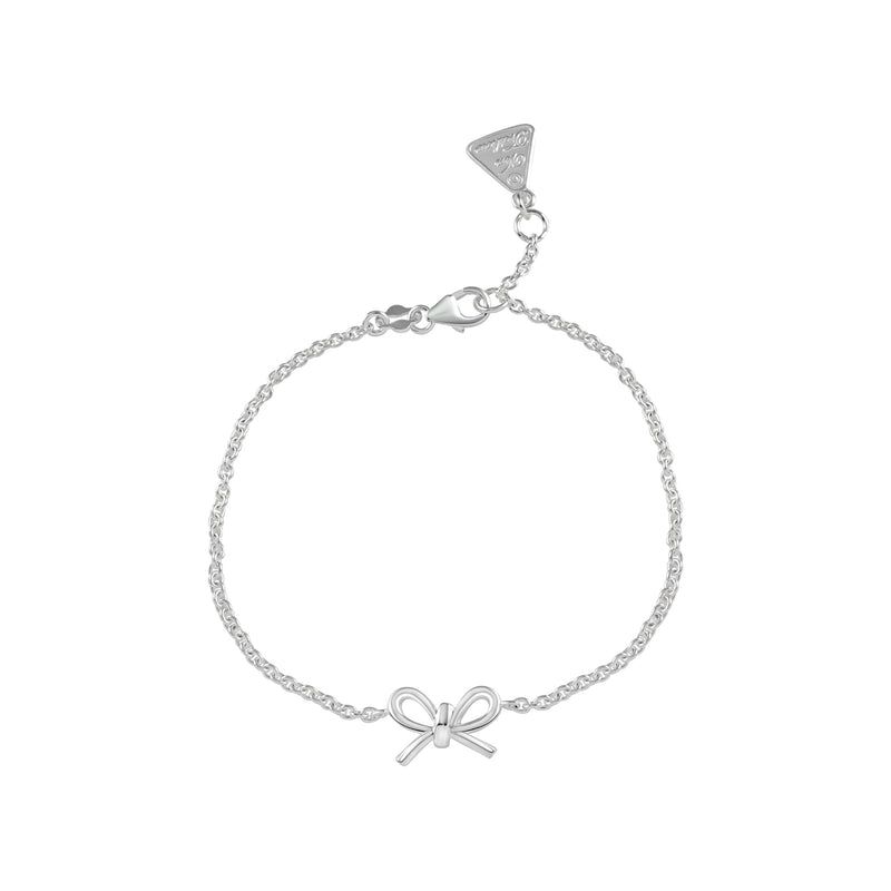 Mocha Von Treskow Belcher Bow Bracelet - Silver | Mocha Australia