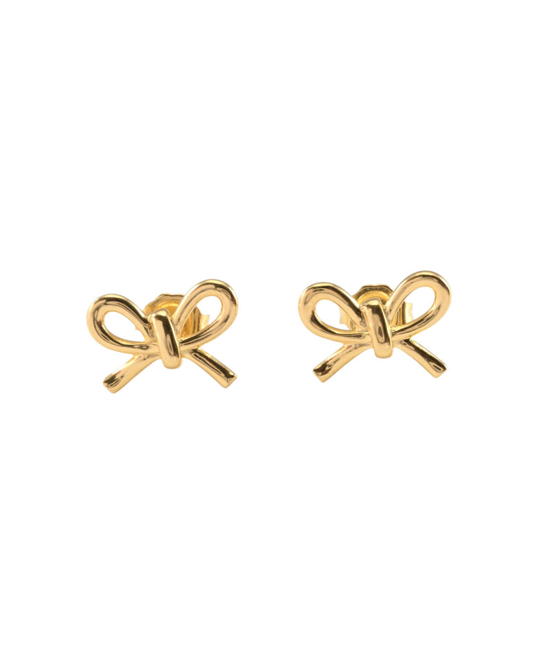 Von Treskow Bow Studs - Gold