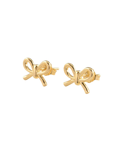 Von Treskow Bow Studs - Gold