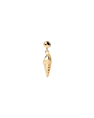 PDPAOLA Shell Charm - Gold | Mocha Australia