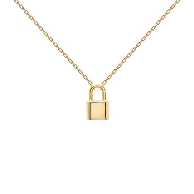 PDPAOLA Engrave Me Bond Necklace- Gold | Mocha Australia