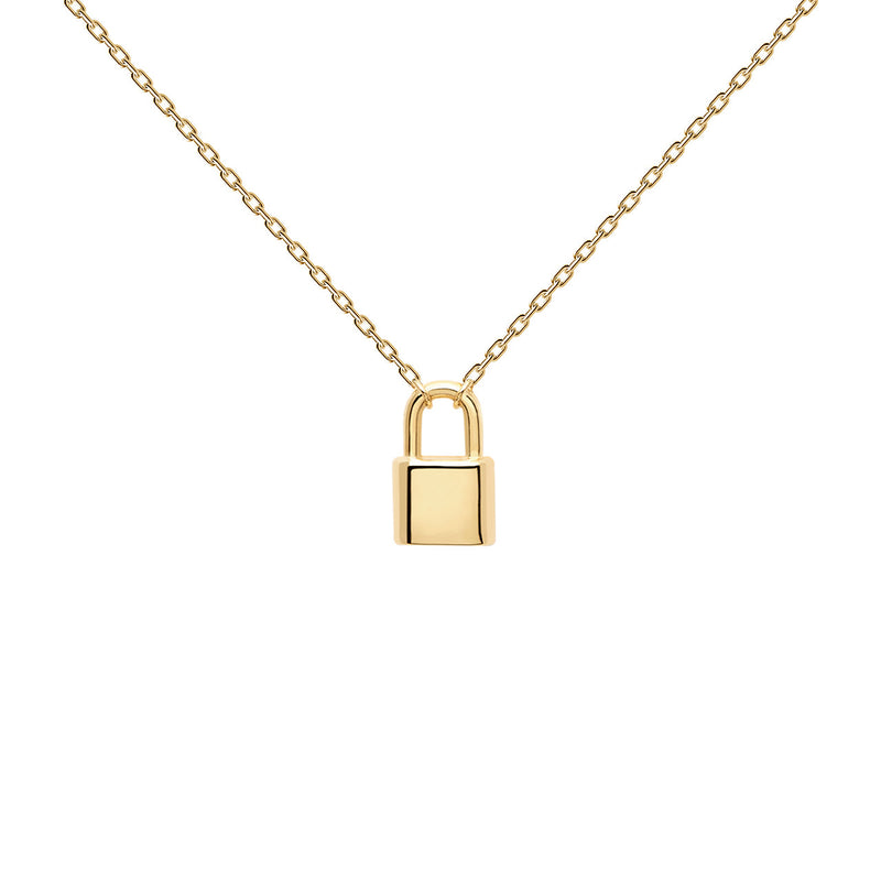 PDPAOLA Engrave Me Bond Necklace- Gold | Mocha Australia