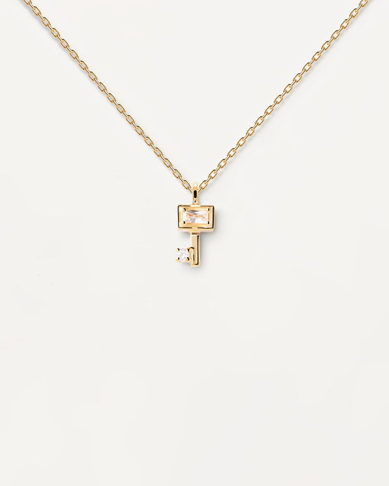 PDPDAOLA Gold Key Necklace | Mocha Australia