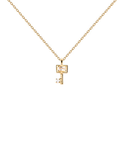 PDPDAOLA Gold Key Necklace | Mocha Australia