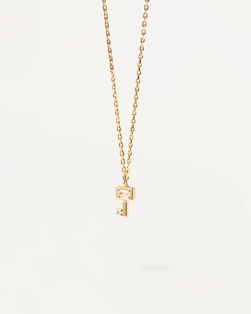 PDPDAOLA Gold Key Necklace | Mocha Australia