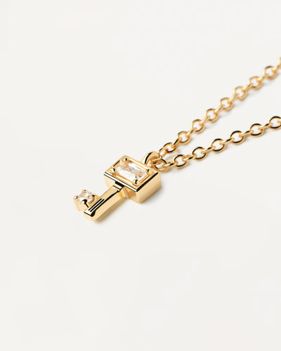 PDPDAOLA Gold Key Necklace | Mocha Australia