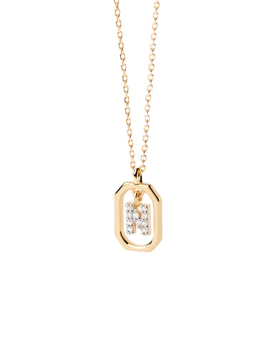 PDPAOLA Mini Letter N Necklace - Gold | Mocha Australia