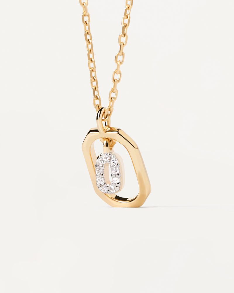 PDPAOLA Mini Letter O Necklace - Gold | Mocha Australia