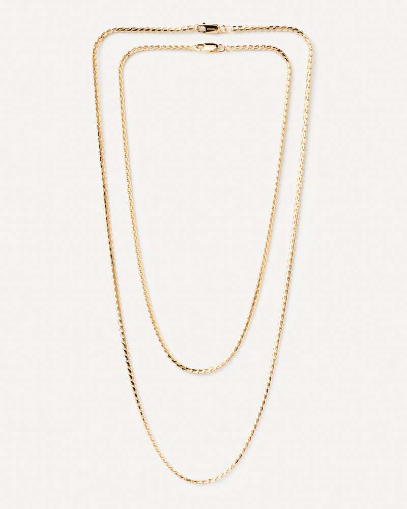 PDPAOLA Serpentine Chain Necklace - Gold | Mocha Australia