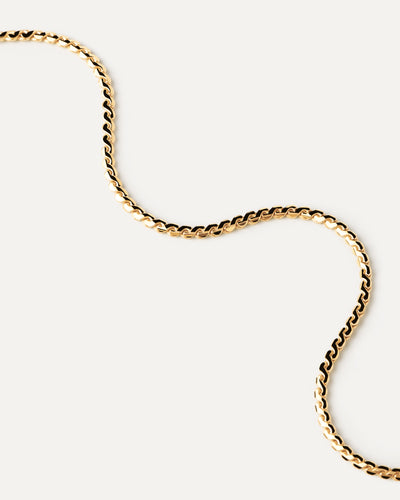PDPAOLA Serpentine Chain Necklace - Gold | Mocha Australia