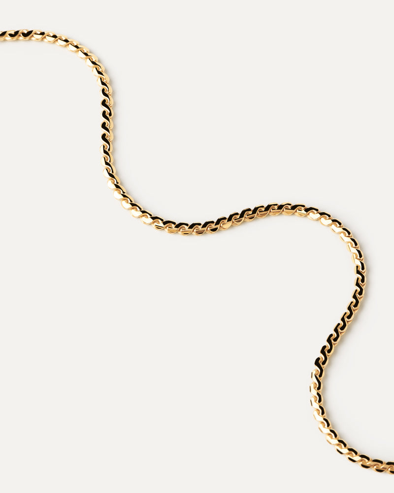 PDPAOLA Serpentine Chain Necklace - Gold | Mocha Australia
