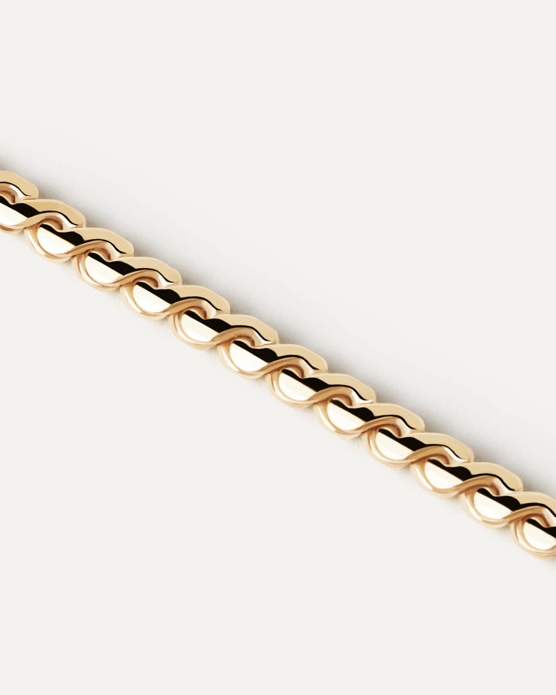 PDPAOLA Serpentine Chain Necklace - Gold | Mocha Australia