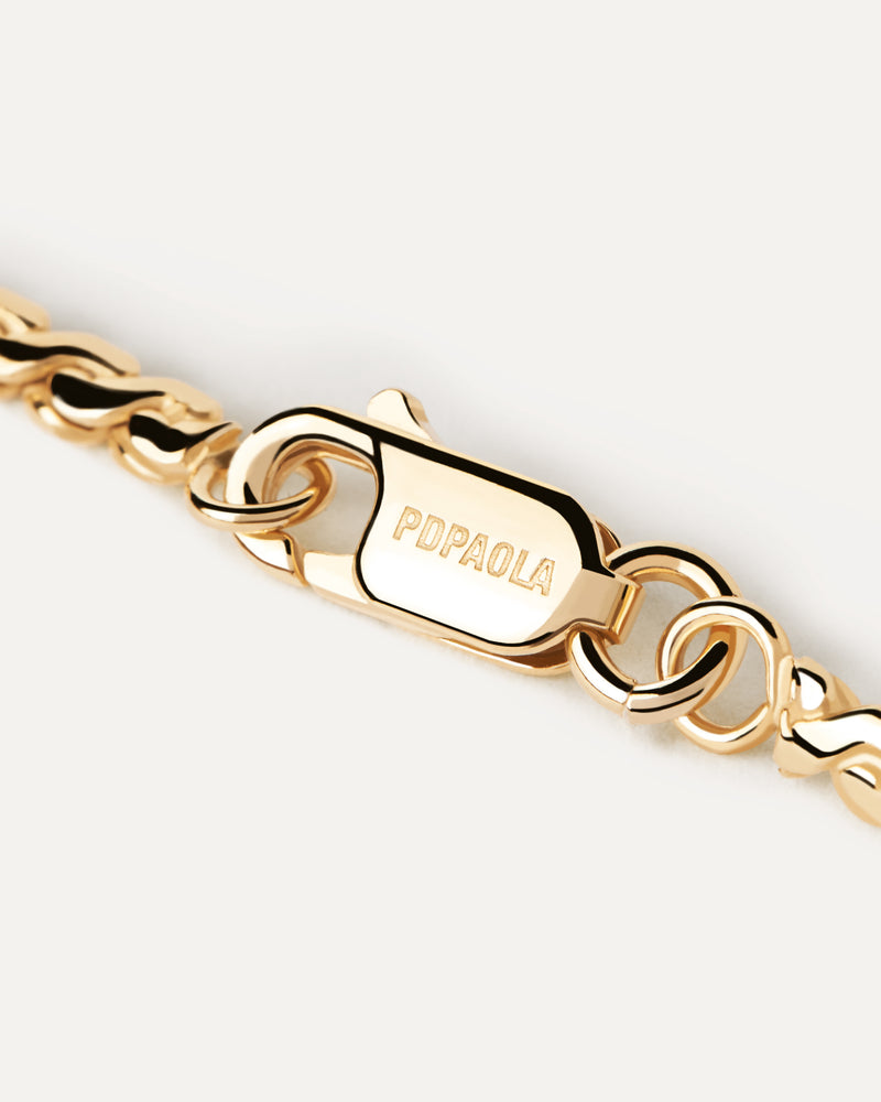 PDPAOLA Serpentine Chain Necklace - Gold | Mocha Australia
