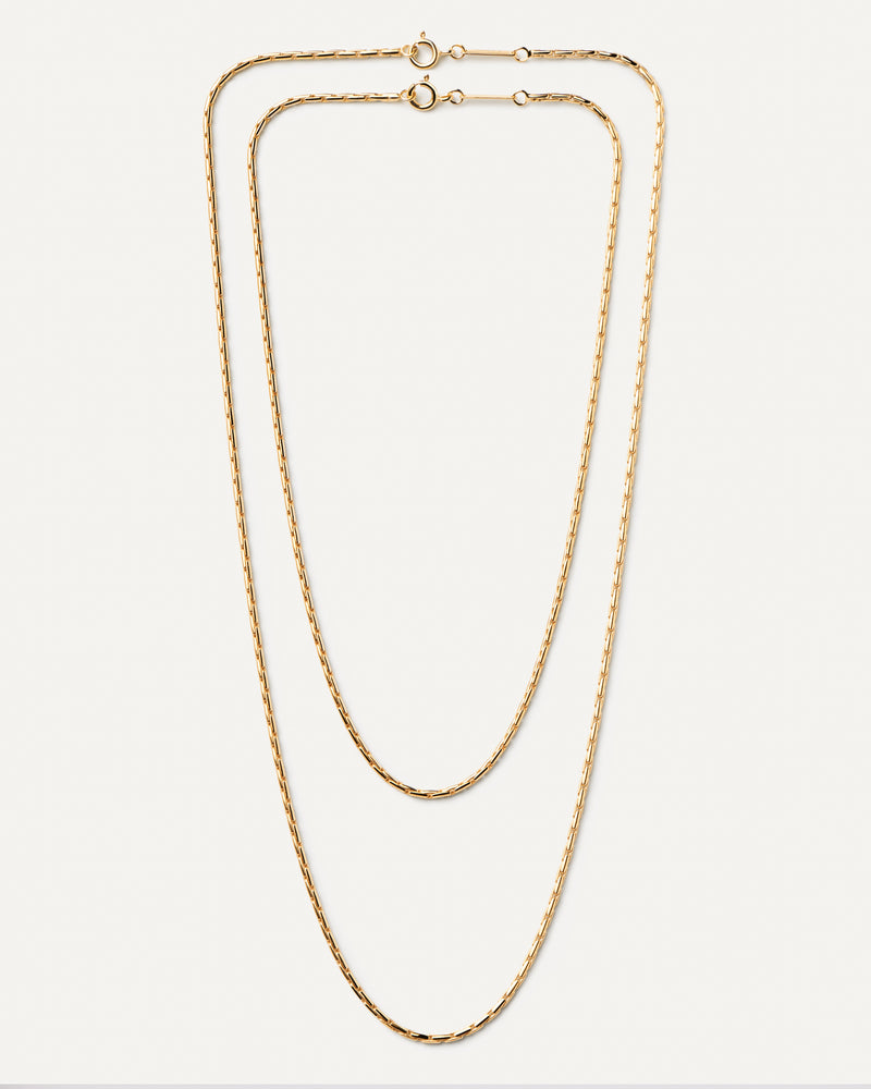 PDPAOLA Boston Chain Necklace - Gold | Mocha Australia