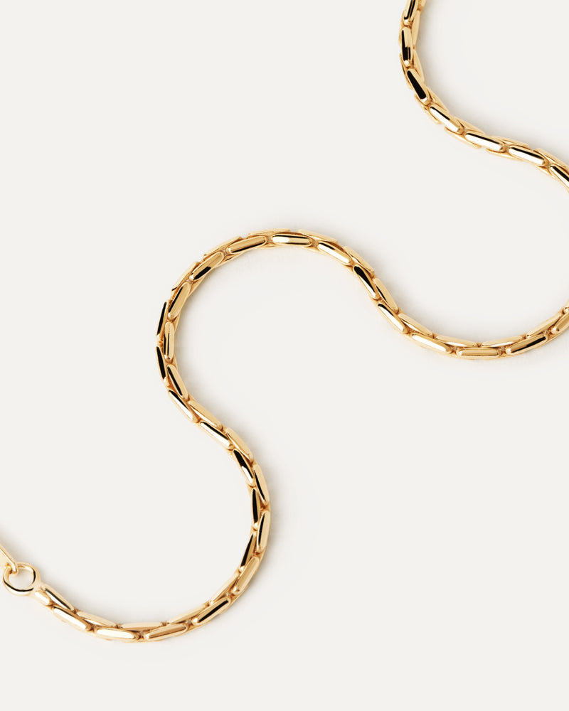 PDPAOLA Boston Chain Necklace - Gold | Mocha Australia