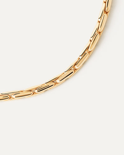 PDPAOLA Boston Chain Necklace - Gold | Mocha Australia