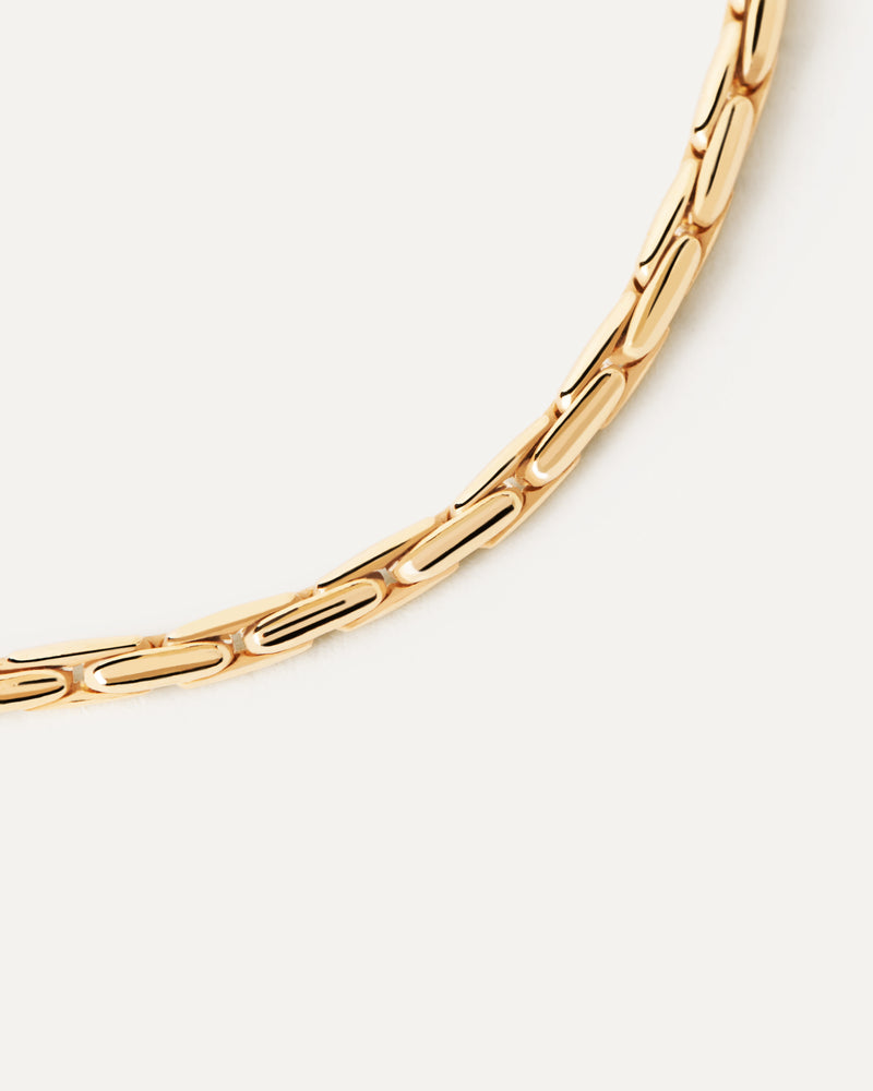 PDPAOLA Boston Chain Necklace - Gold | Mocha Australia