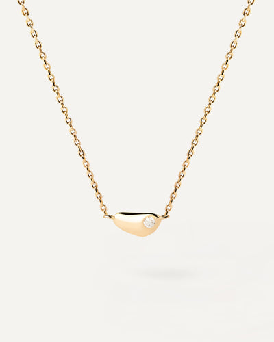 PDPAOLA Delta Necklace - Gold | Mocha Australia