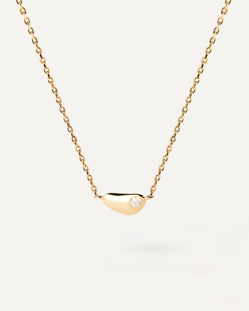 PDPAOLA Delta Necklace - Gold | Mocha Australia