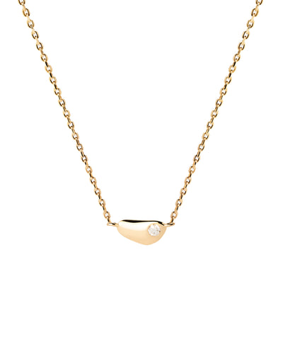 PDPAOLA Delta Necklace - Gold | Mocha Australia