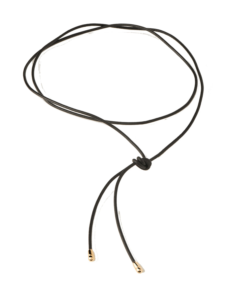 PDPAOLA Dana Bow Necklace | Mocha Australia