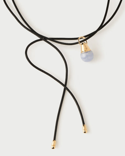 PDPAOLA Dana Bow Necklace | Mocha Australia