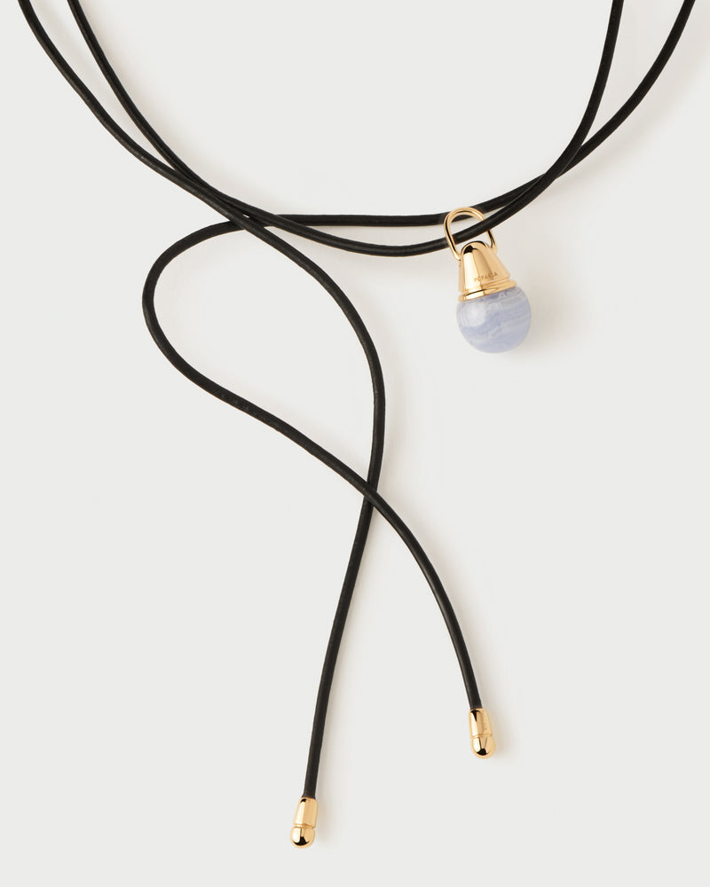 PDPAOLA Dana Bow Necklace | Mocha Australia