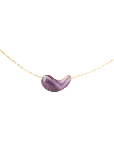 PDPAOLA Amethyst Aura Necklace - Gold | Mocha Australia