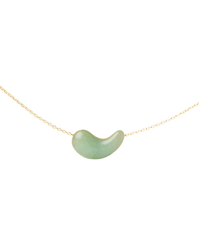 PDPAOLA Green Aventurine Aura Necklace - Gold | Mocha Australia