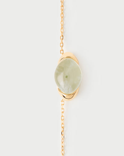 PDPAOLA Prehnite Bay Necklace - Gold | Mocha Australia