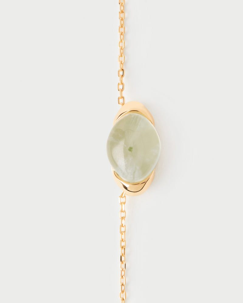PDPAOLA Prehnite Bay Necklace - Gold | Mocha Australia
